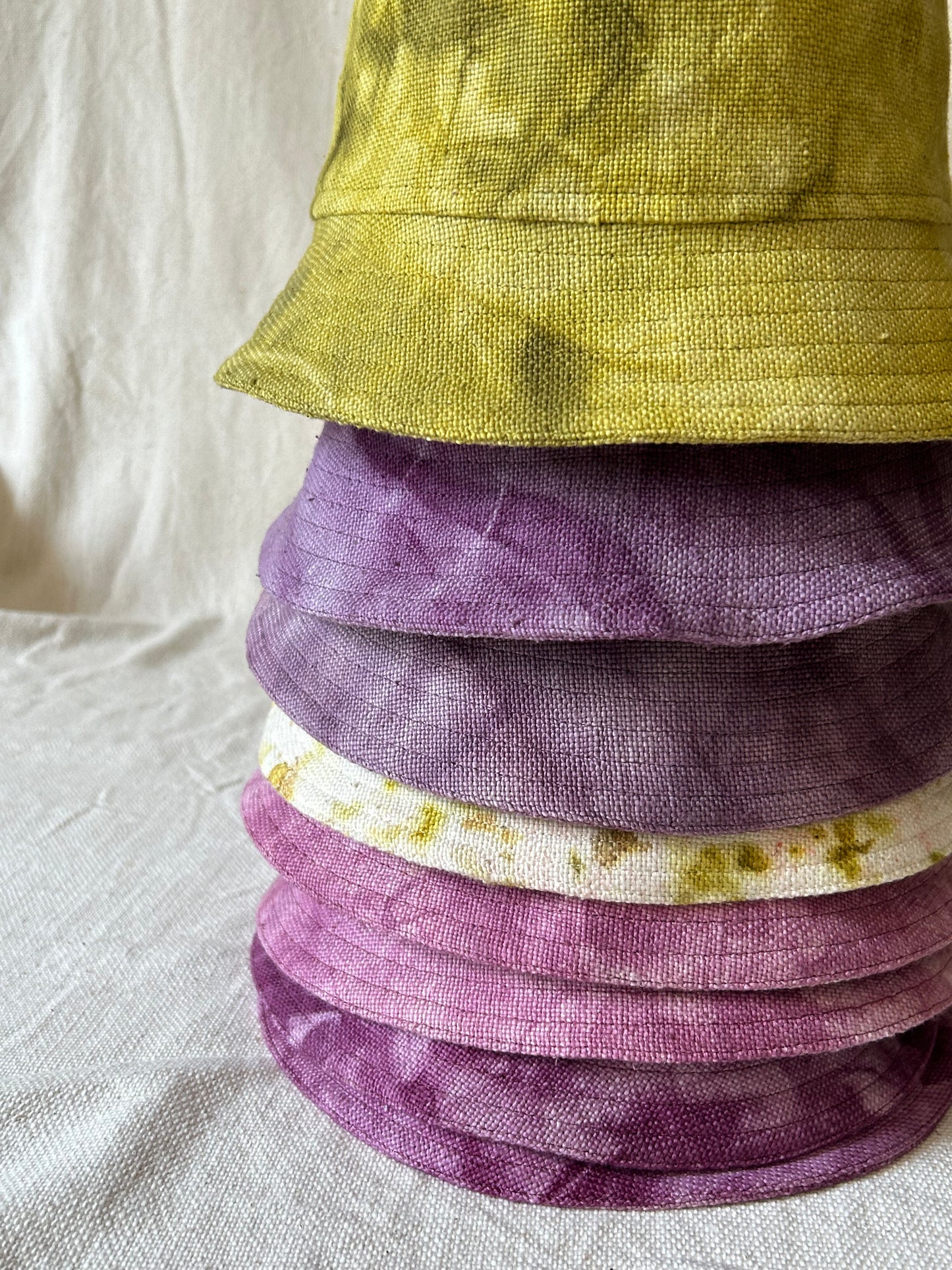 Purple Cotton Bucket Hat