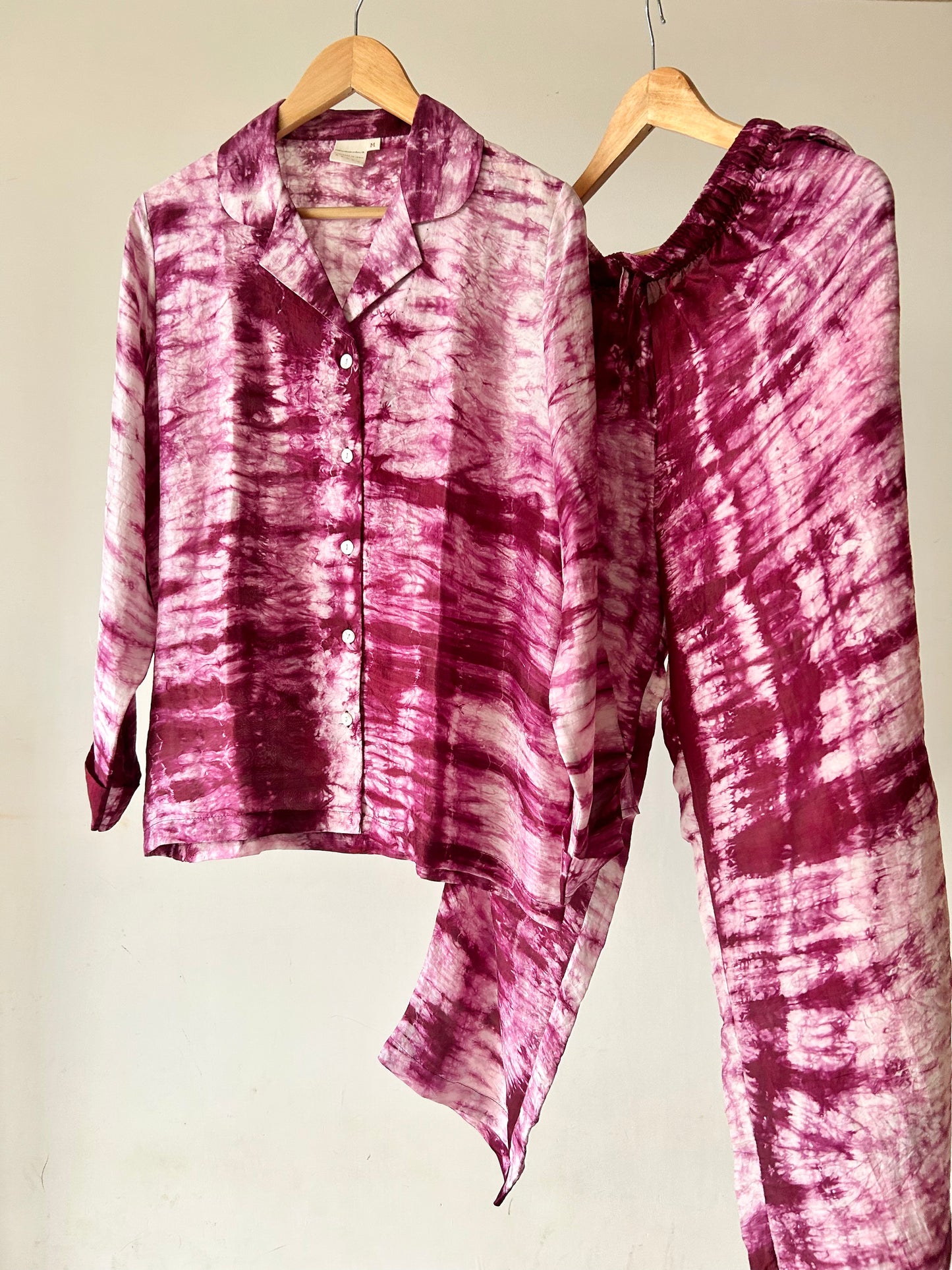 Handwoven Mulberry Silk Pyjama Set - Custom Made