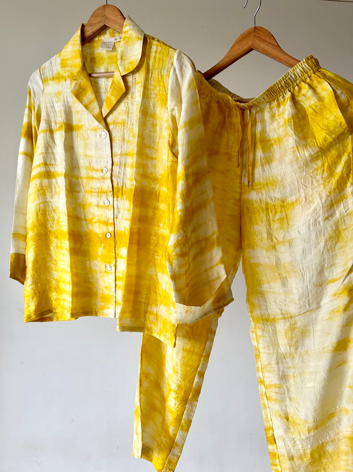 Handwoven Mulberry Silk Pyjama Set - Custom Made