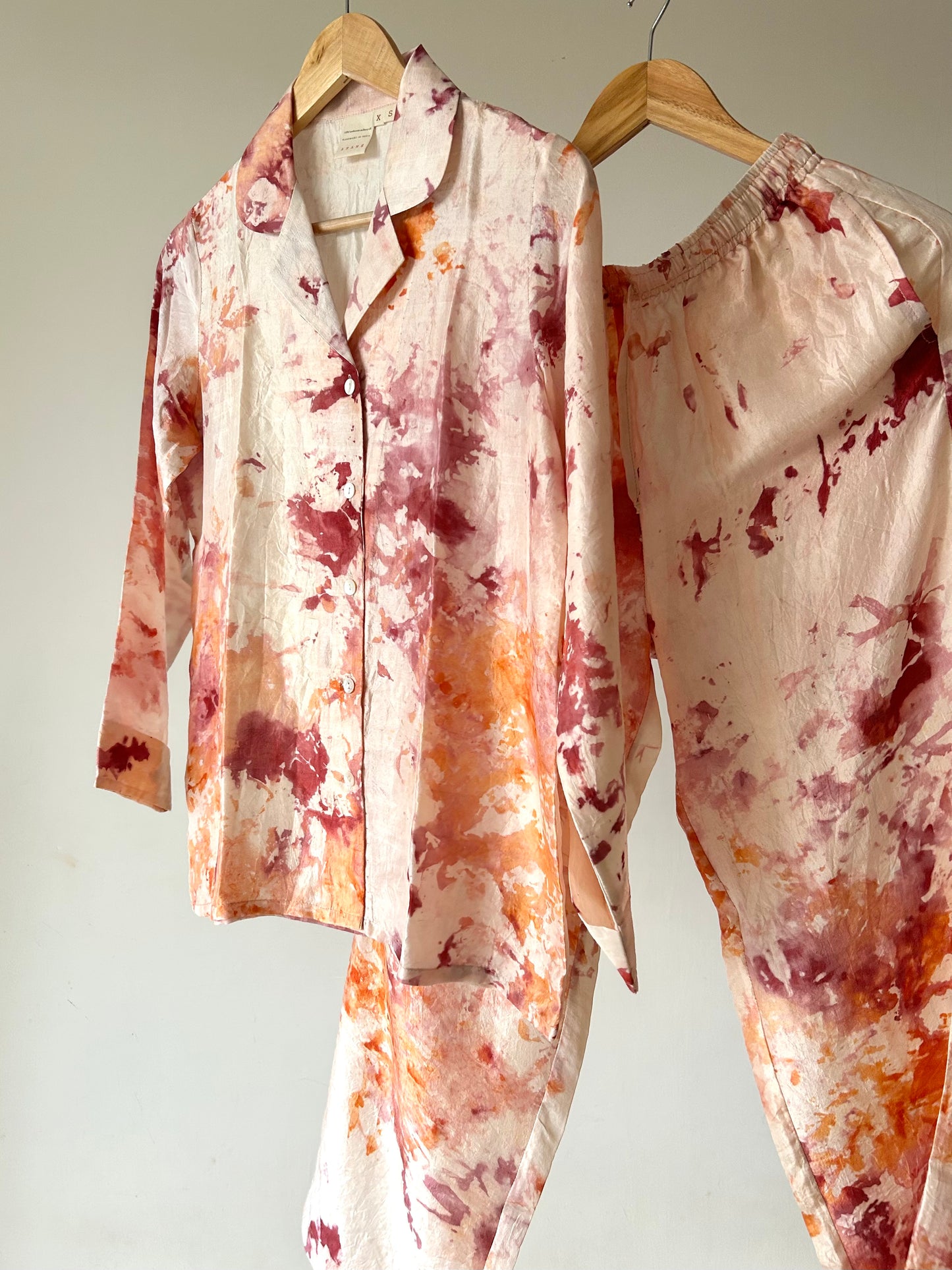 Handwoven Mulberry Silk Pyjama Set - Custom Made