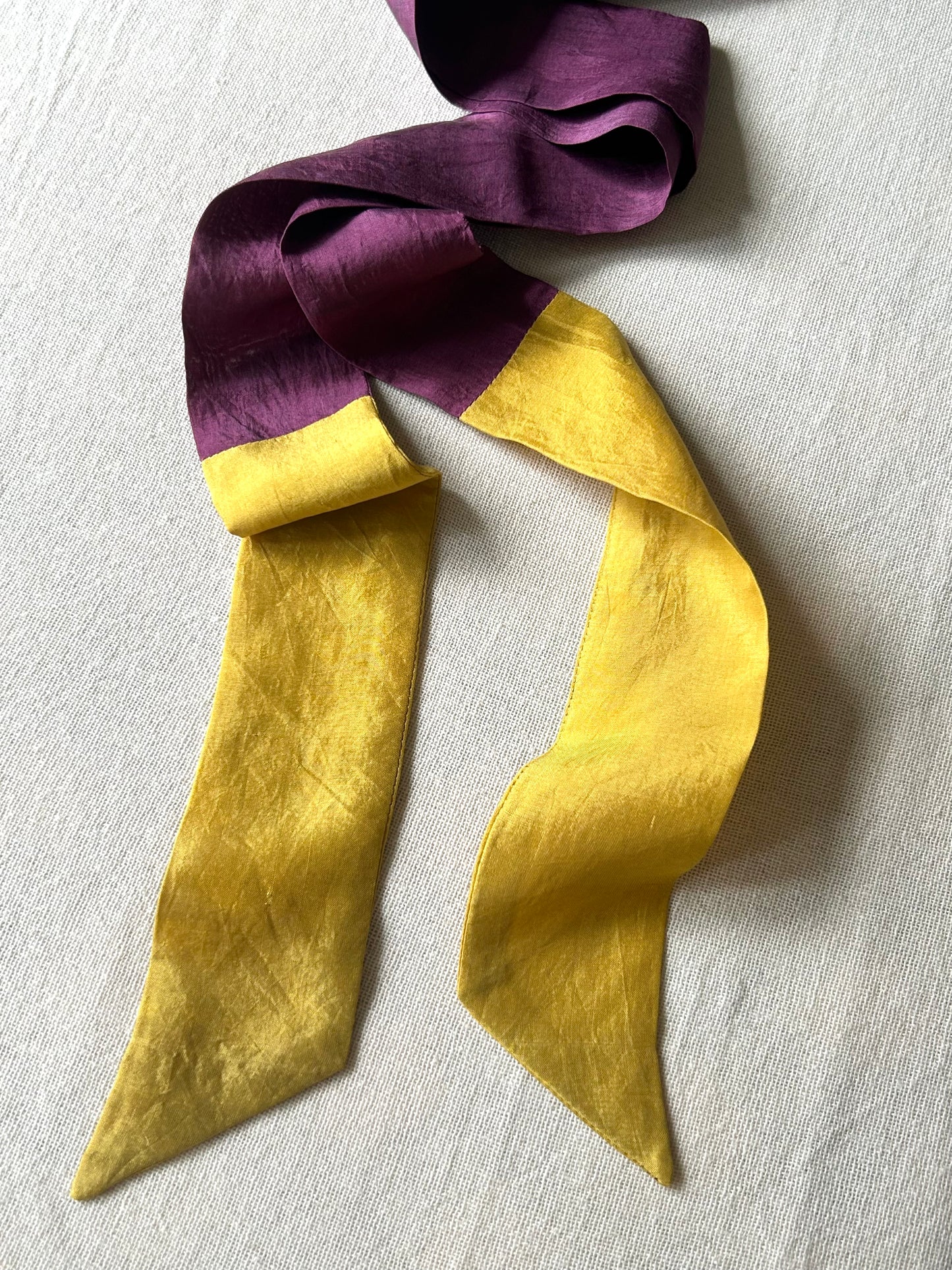 Olivebloom Silk Hair Ribbon