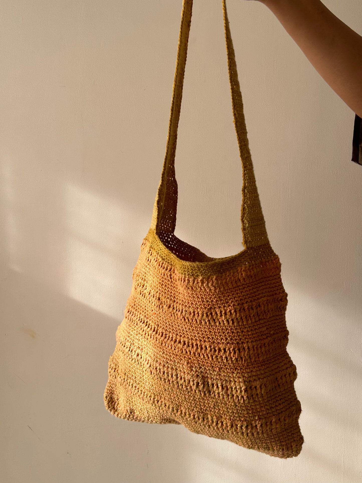 Orange Blossom Crochet Bag