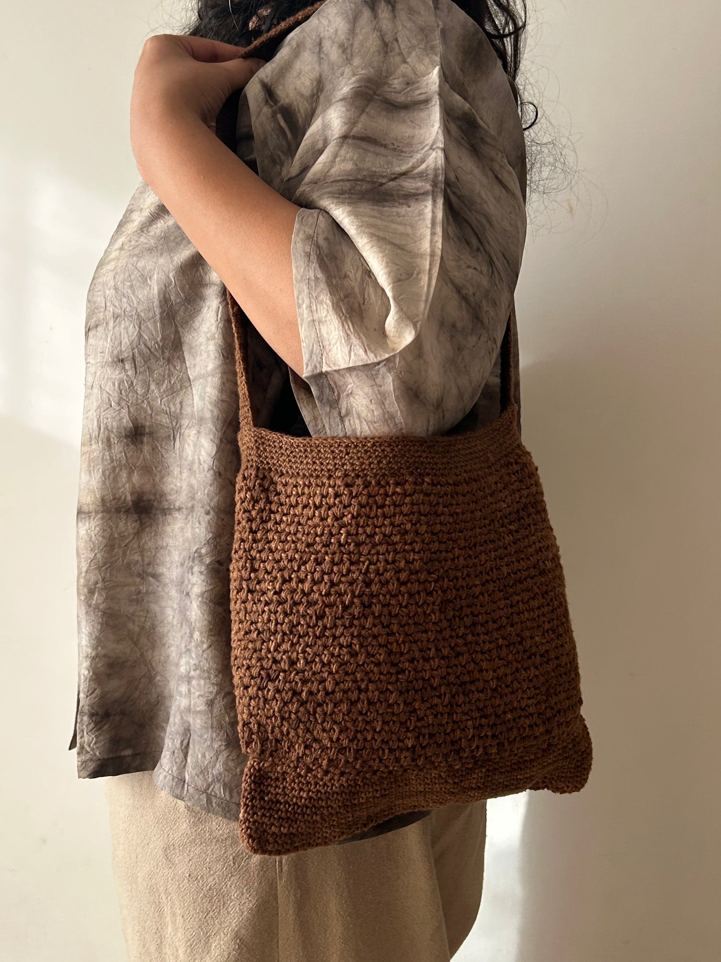 Mocha Crochet Bag