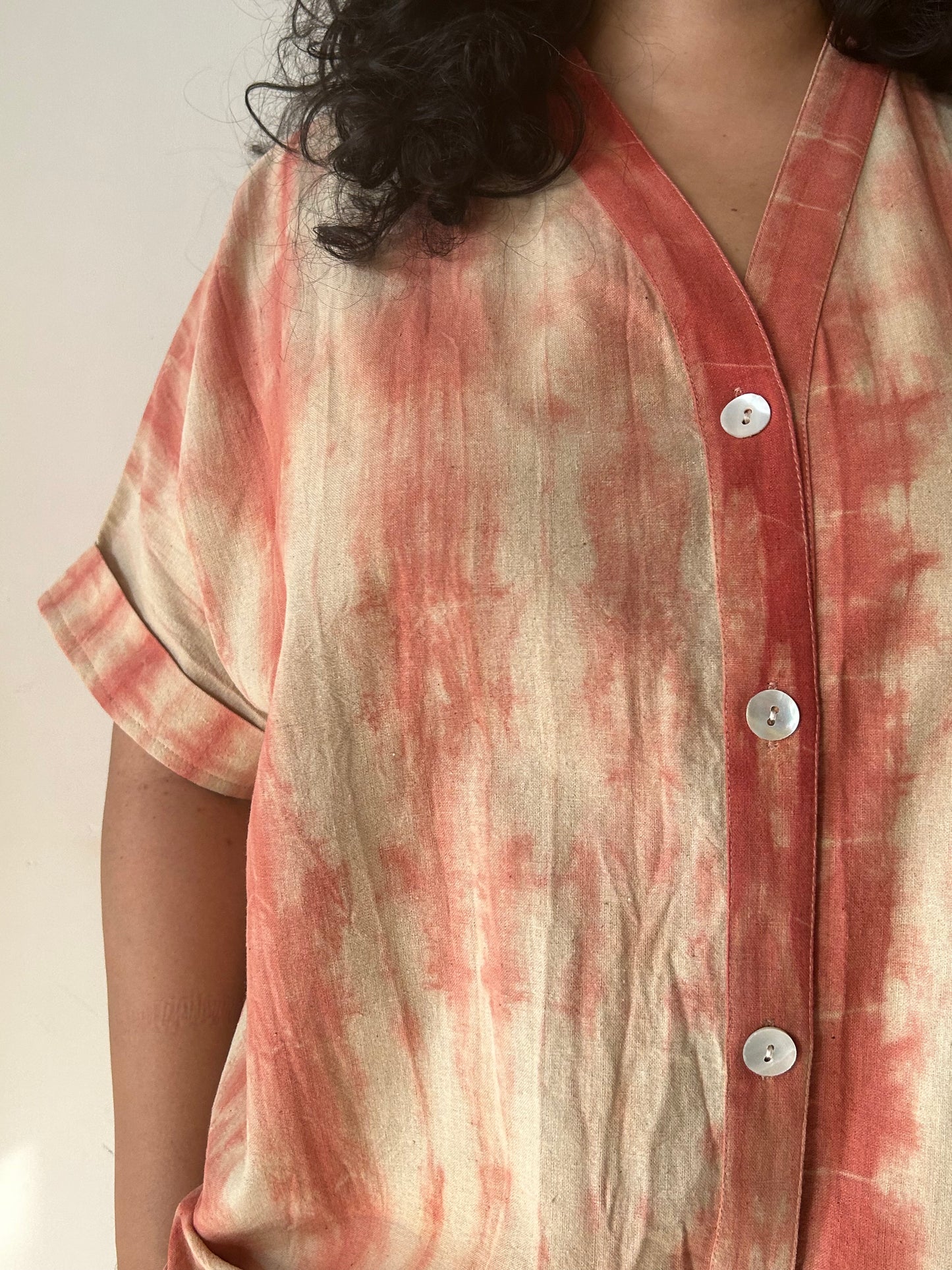 Bloom Cotton Kimono Shirt