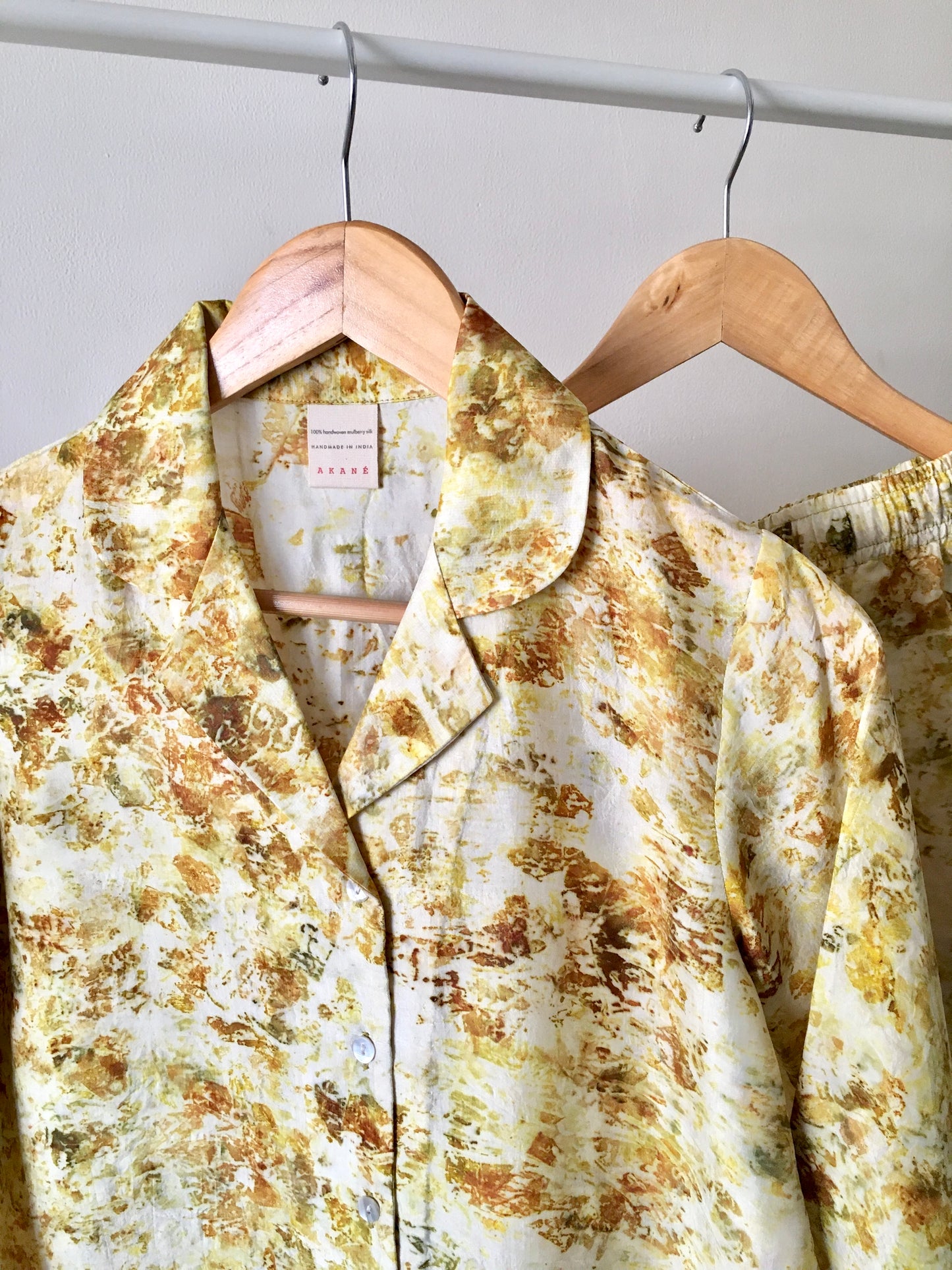 Handwoven Mulberry Silk Pyjama Set - Custom Made