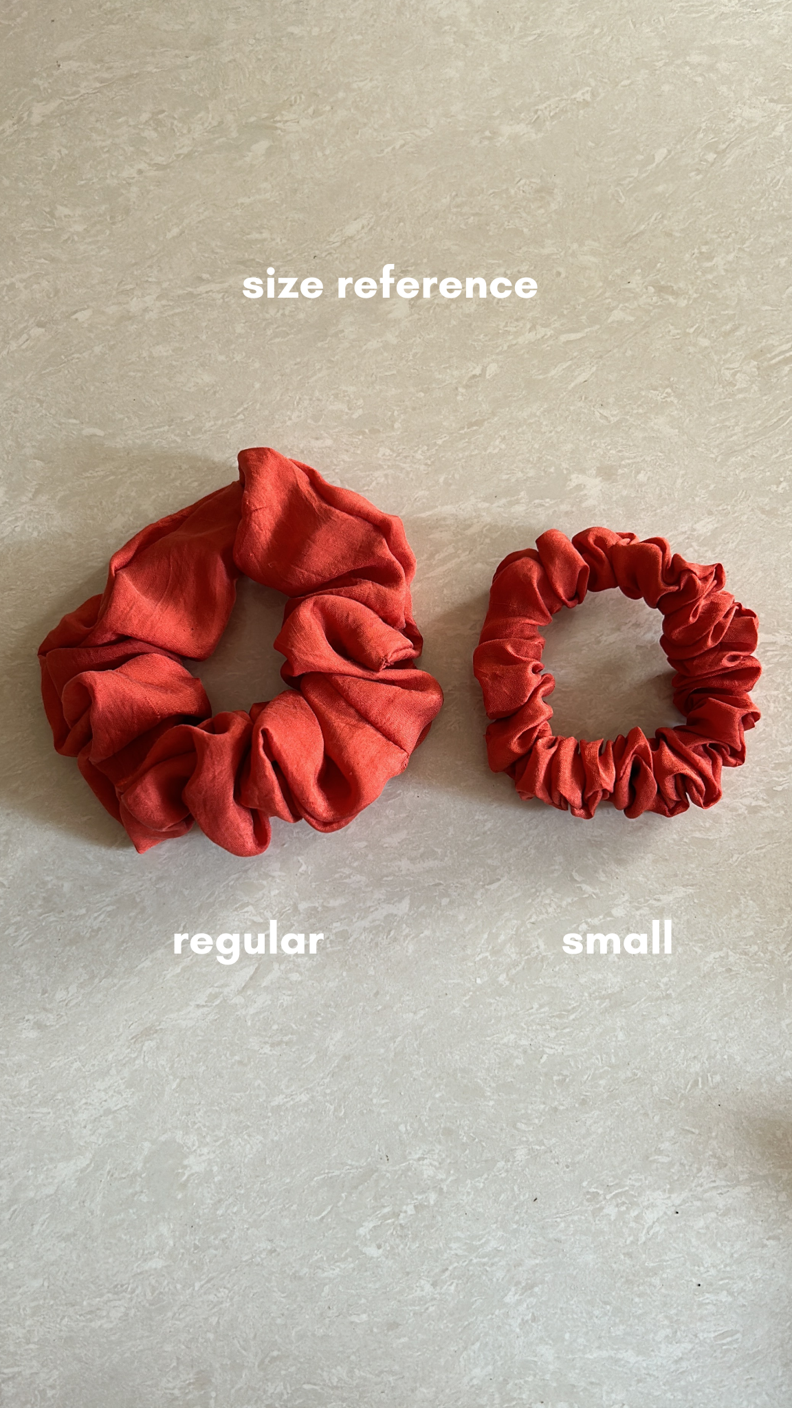 Small Terra Silk Scrunchie