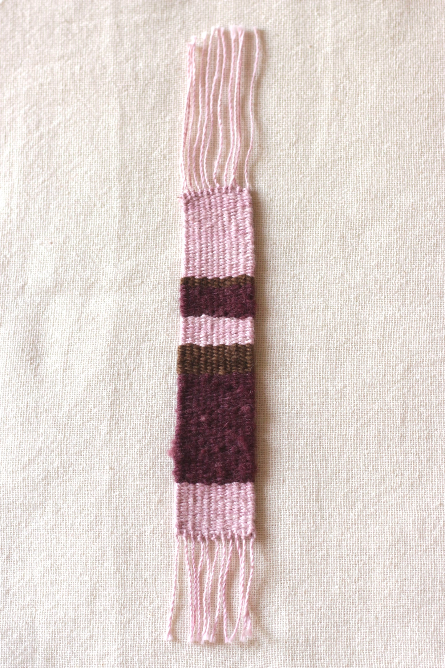 Handwoven Bookmark - Lac & Cutch