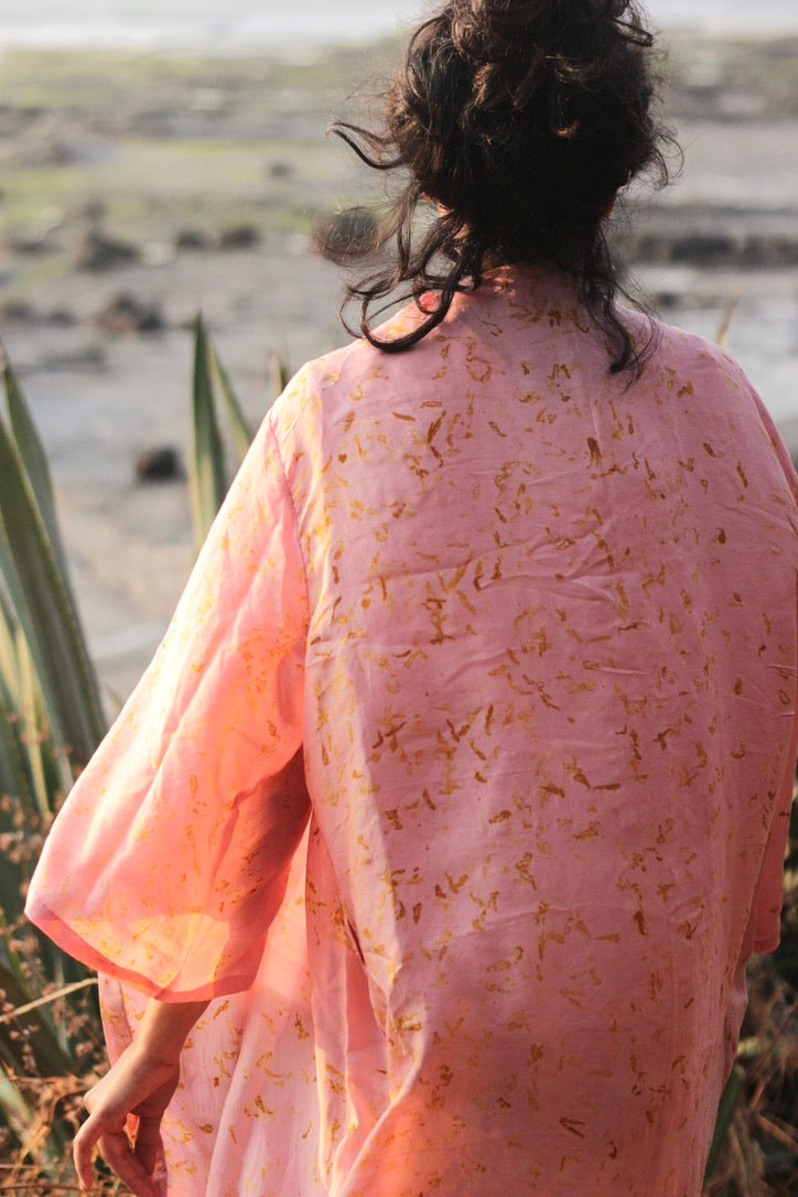 Solis Mulberry Silk Kimono Robe