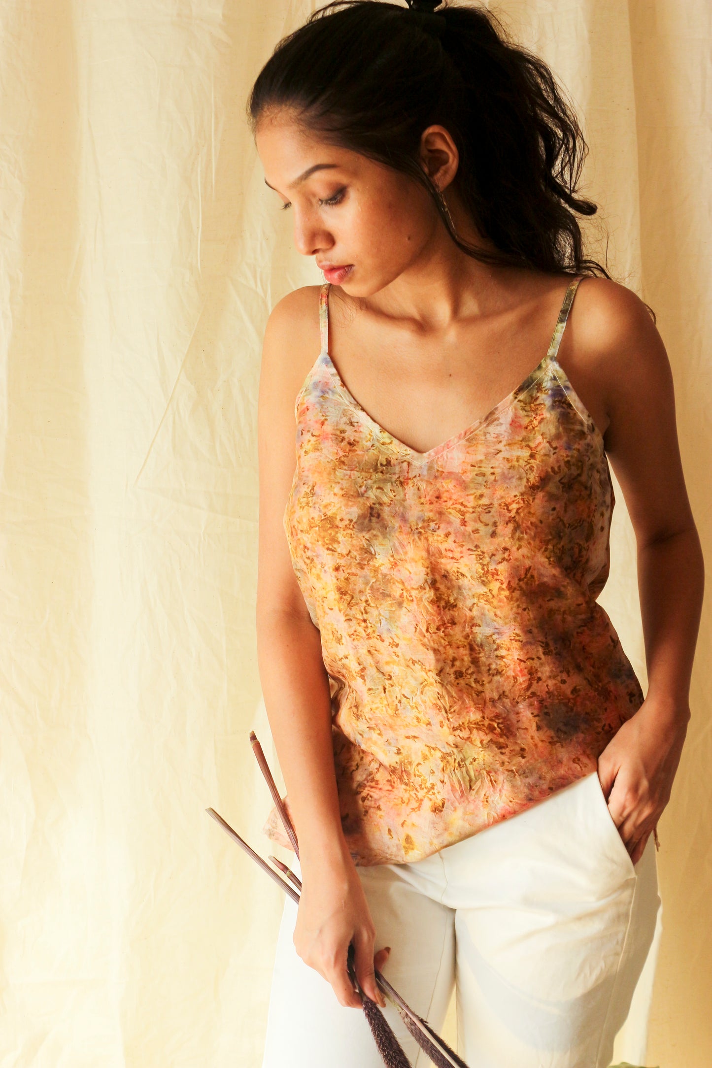 Floral Silk Camisole