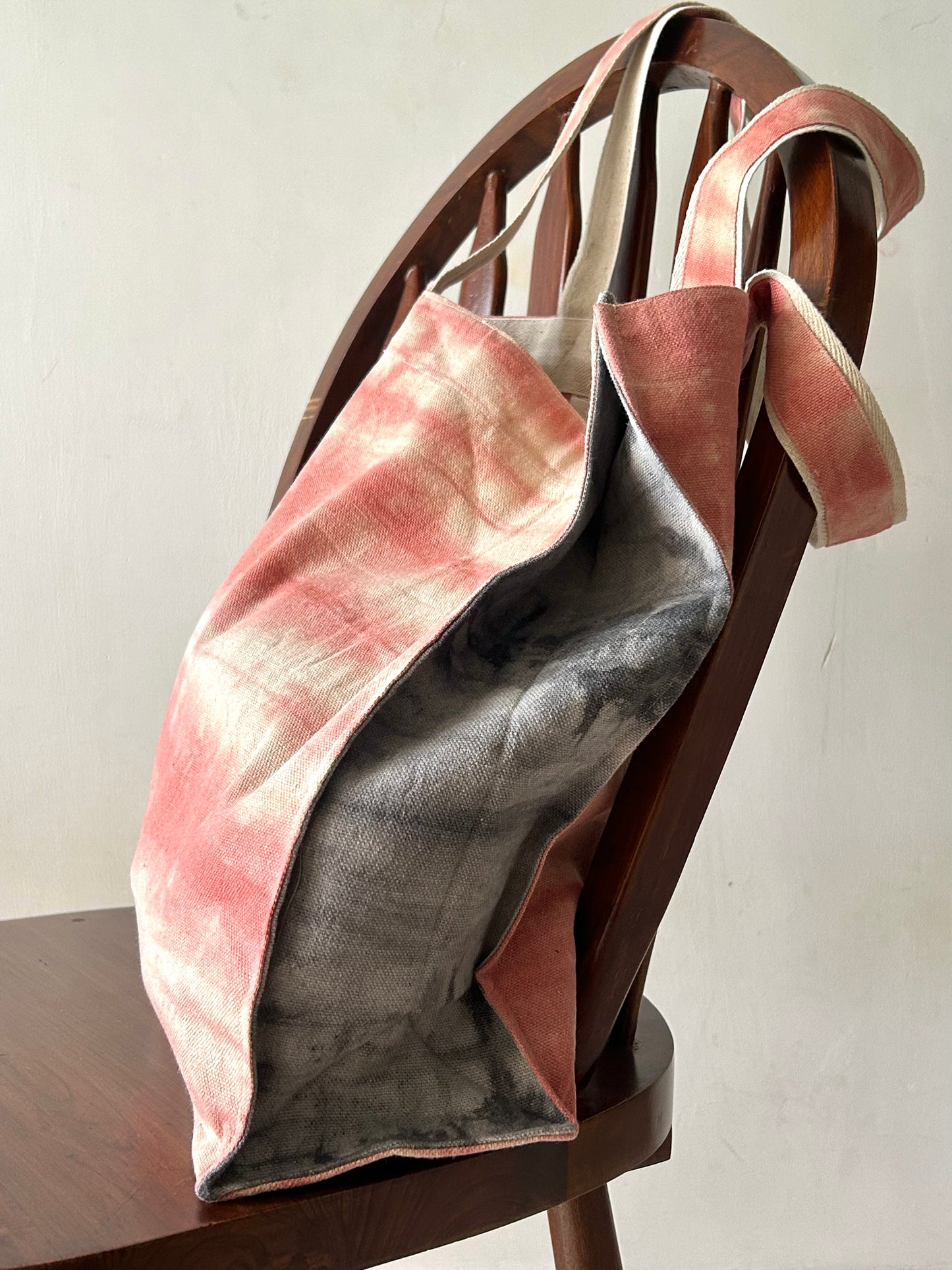 Madder Two Tone Canvas Tote Bag