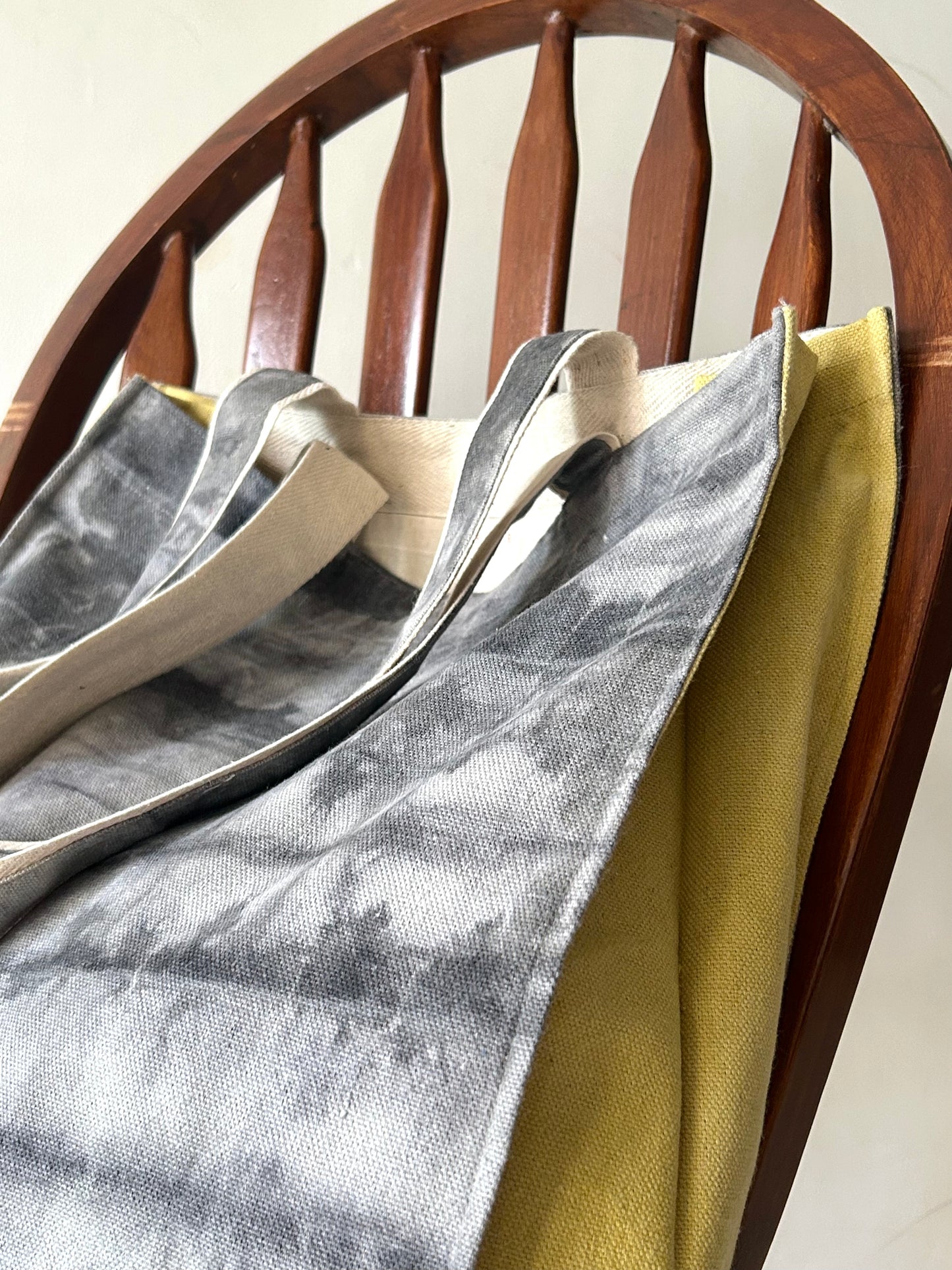 Myrobalan Two Tone Canvas Tote Bag