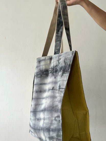 Myrobalan Two Tone Canvas Tote Bag