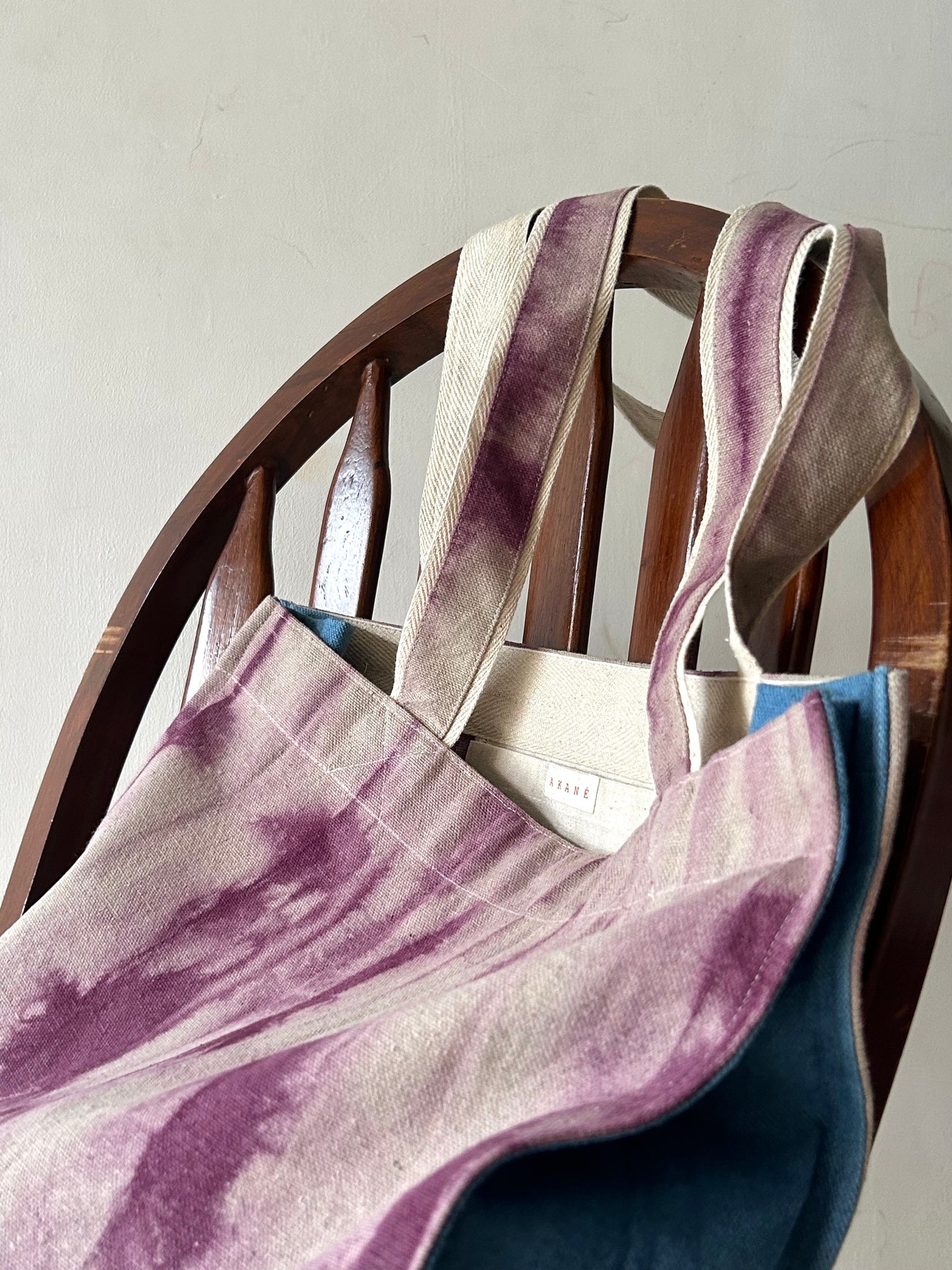 Lac Two Tone Canvas Tote Bag