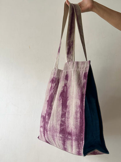 Lac Two Tone Canvas Tote Bag
