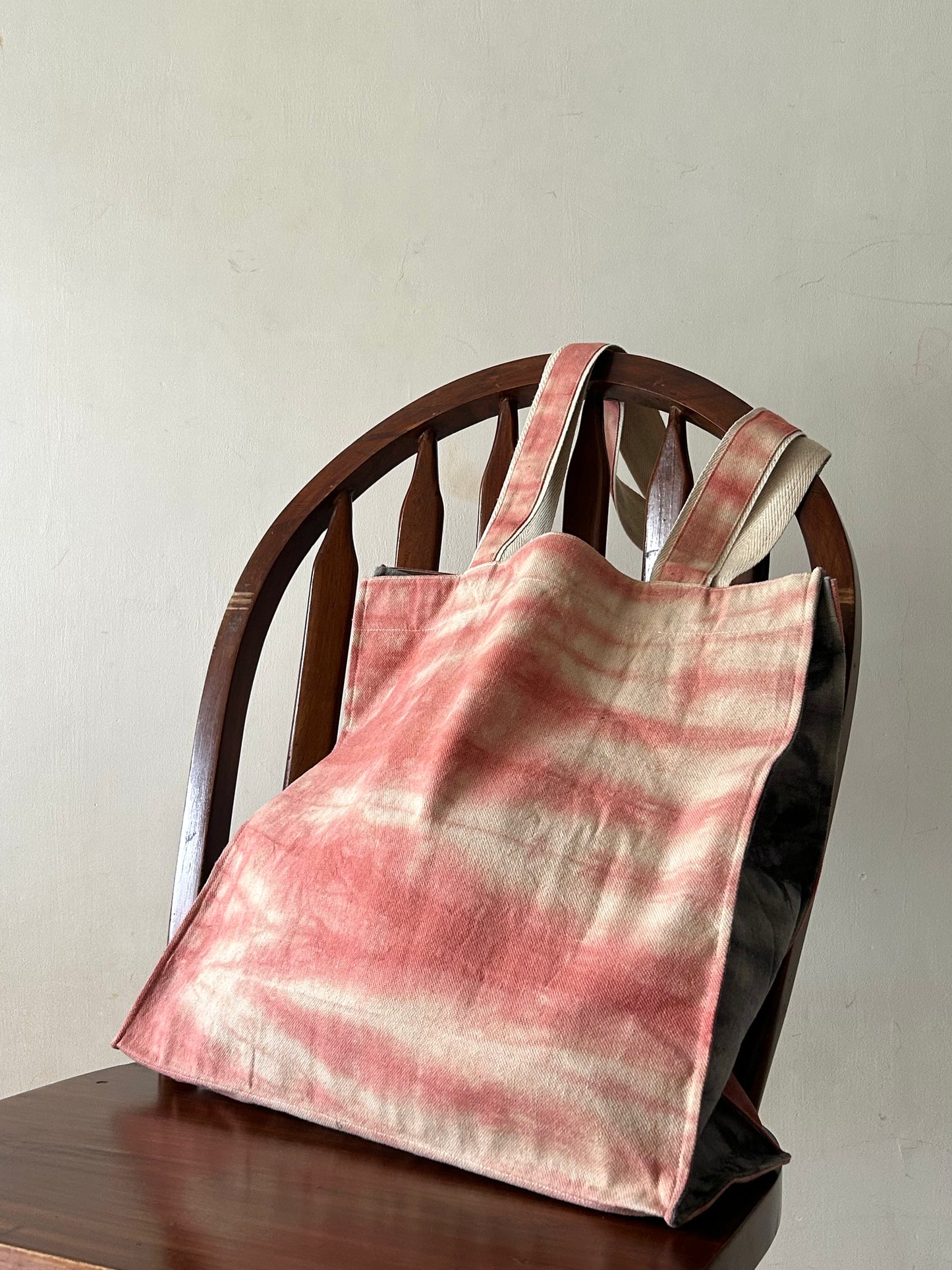 Madder Two Tone Canvas Tote Bag