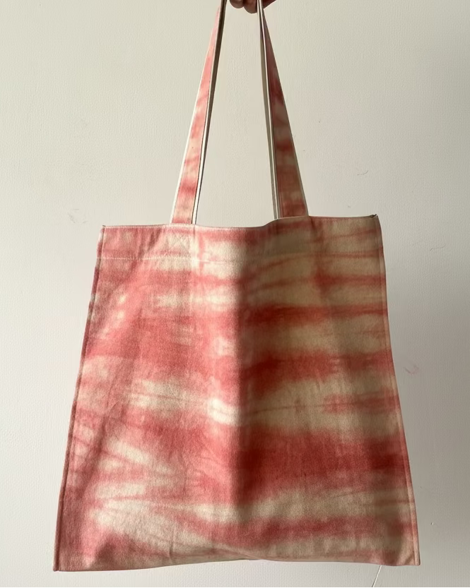 Madder Two Tone Canvas Tote Bag