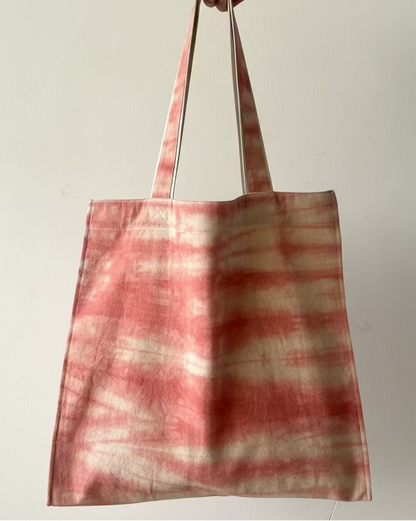 Madder Two Tone Canvas Tote Bag