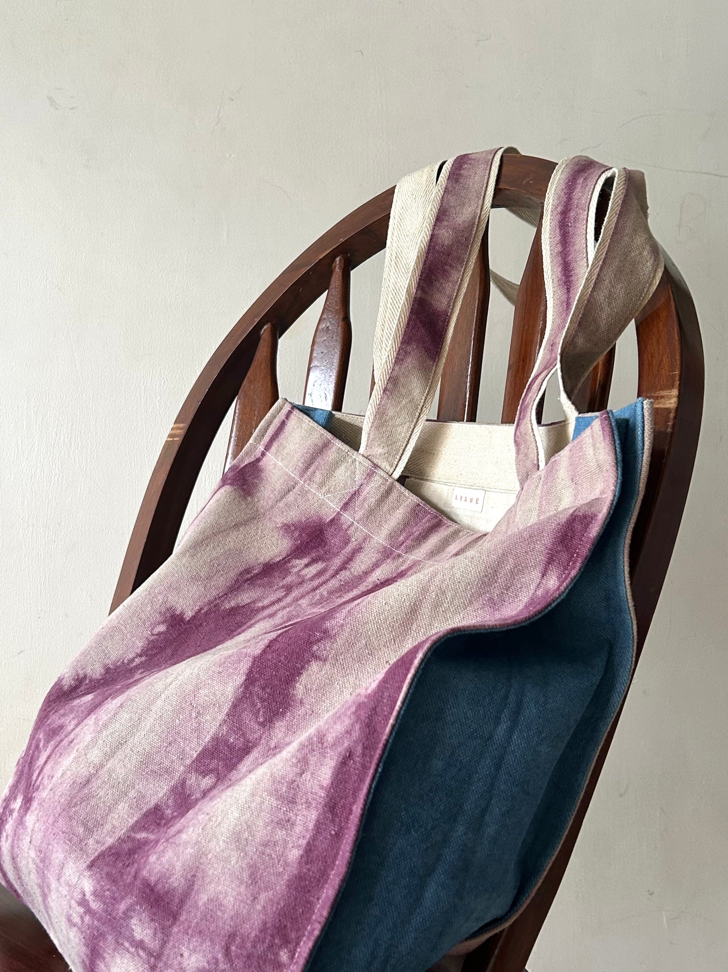 Lac Two Tone Canvas Tote Bag