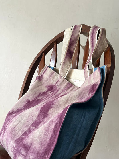 Lac Two Tone Canvas Tote Bag