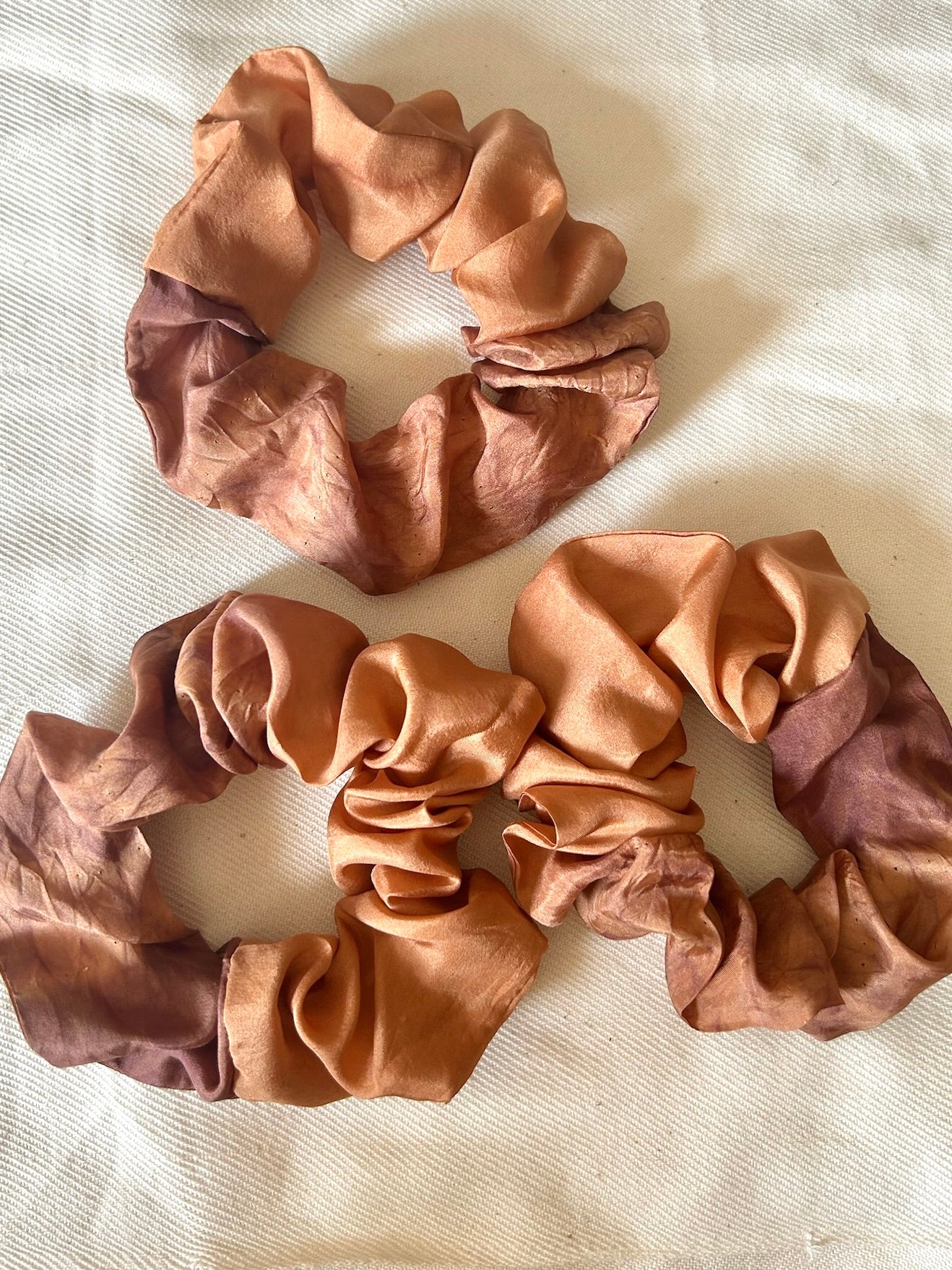 Bisque Silk Scrunchie