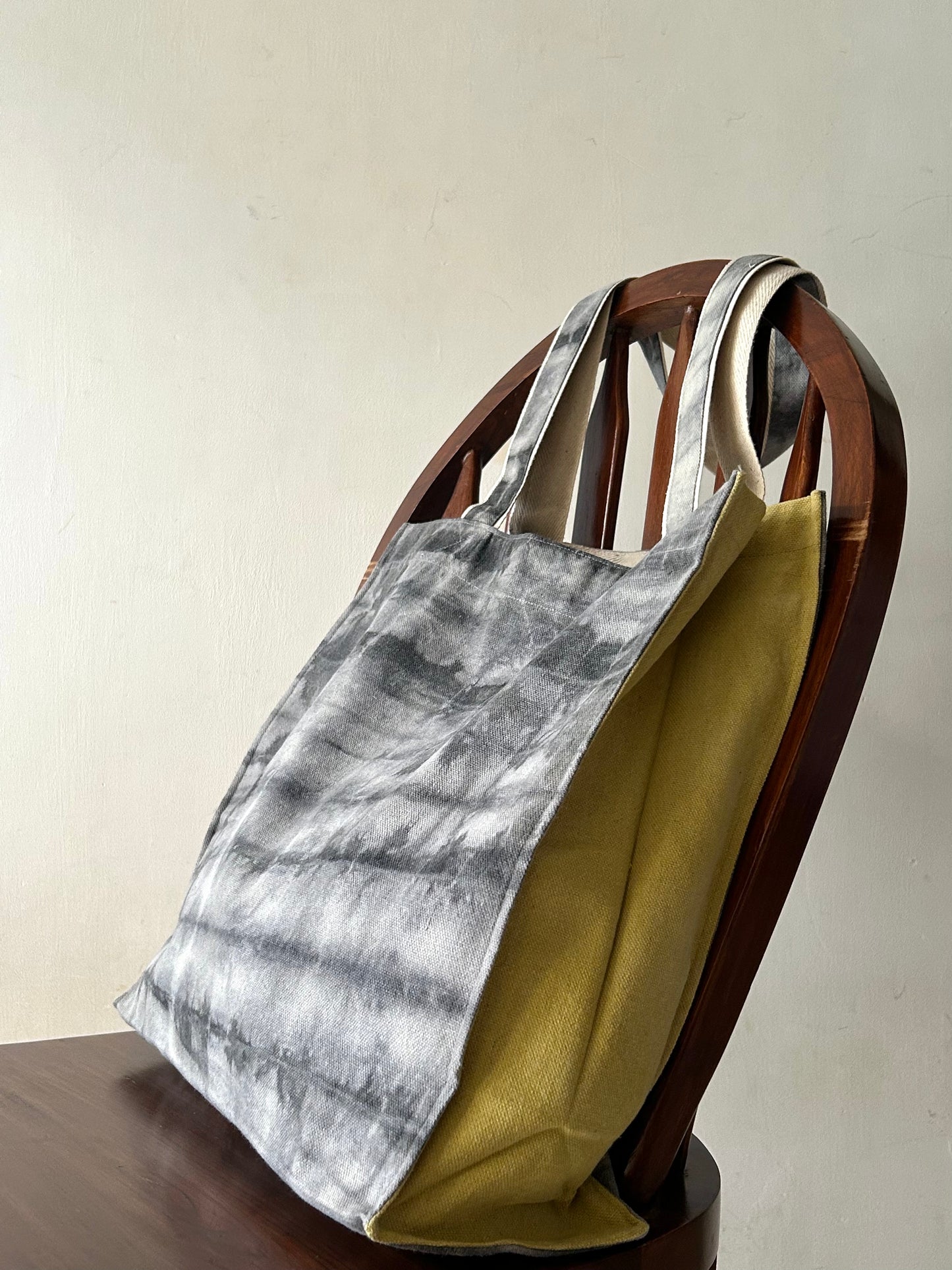 Myrobalan Two Tone Canvas Tote Bag
