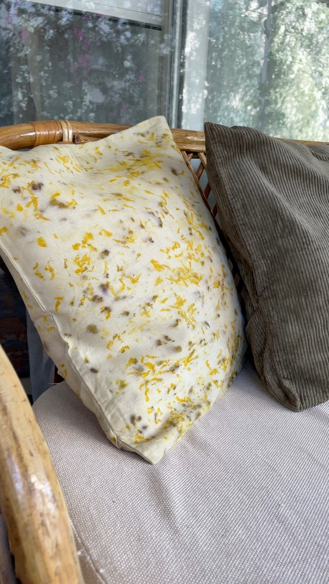 Linen Cushion Cover - Bundle Dyed