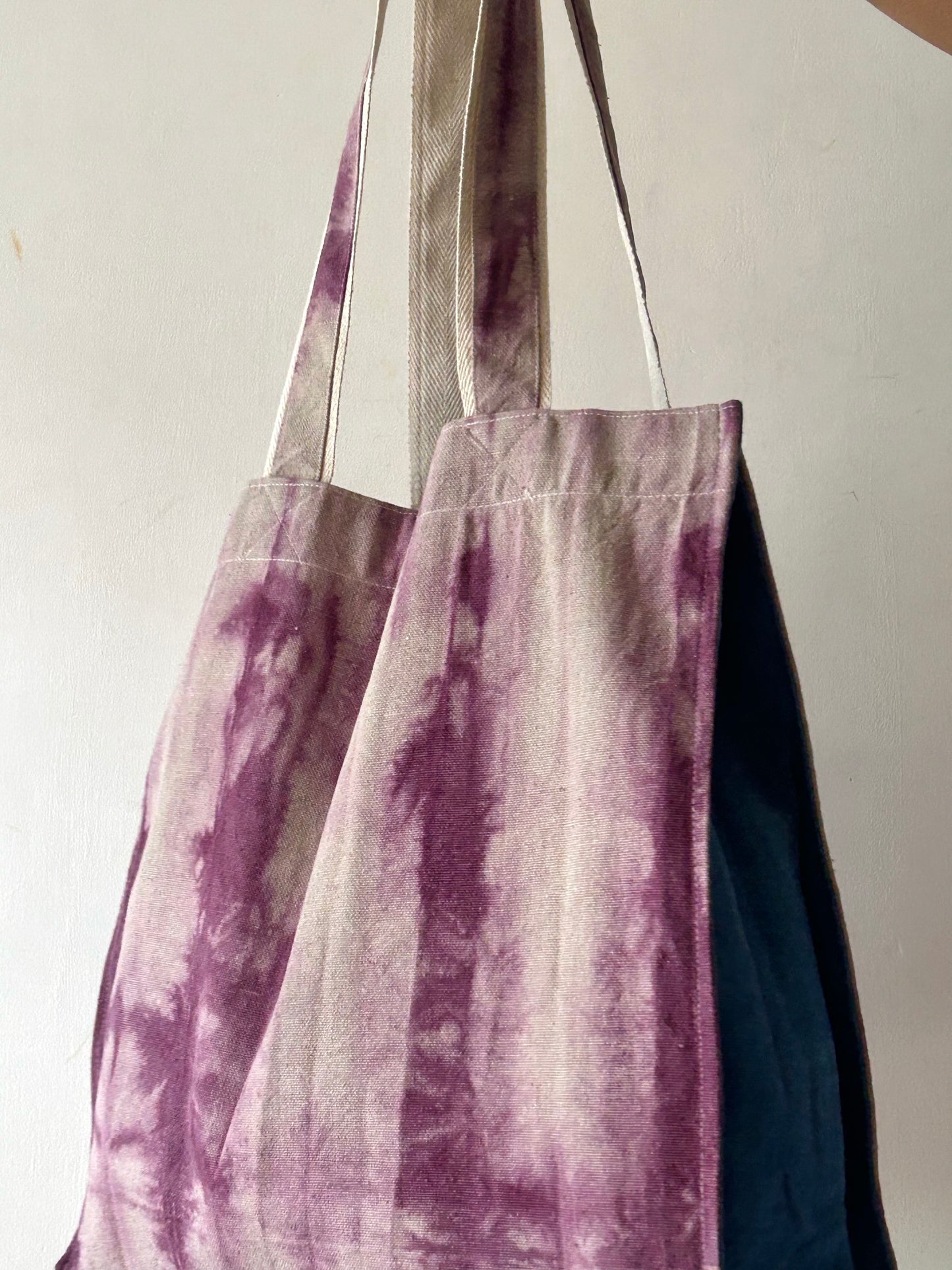 Lac Two Tone Canvas Tote Bag
