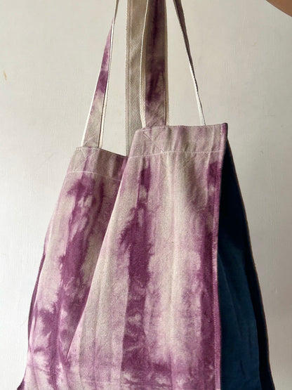 Lac Two Tone Canvas Tote Bag