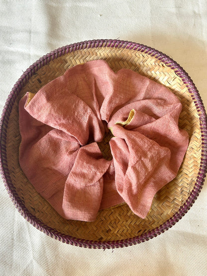 Oversized Sundown Cotton Scrunchie