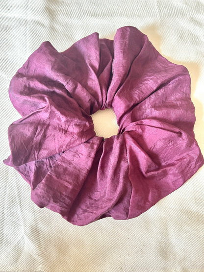 Oversized Ashwood Silk Scrunchie