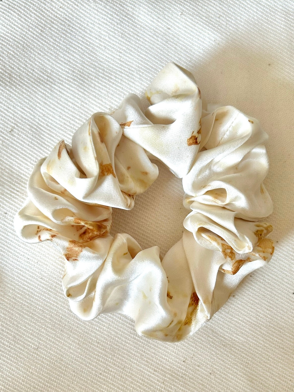 Sunfleck Silk Scrunchie
