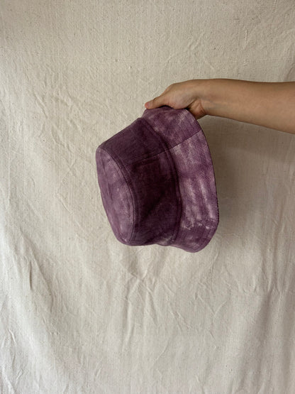 Purple Cotton Bucket Hat