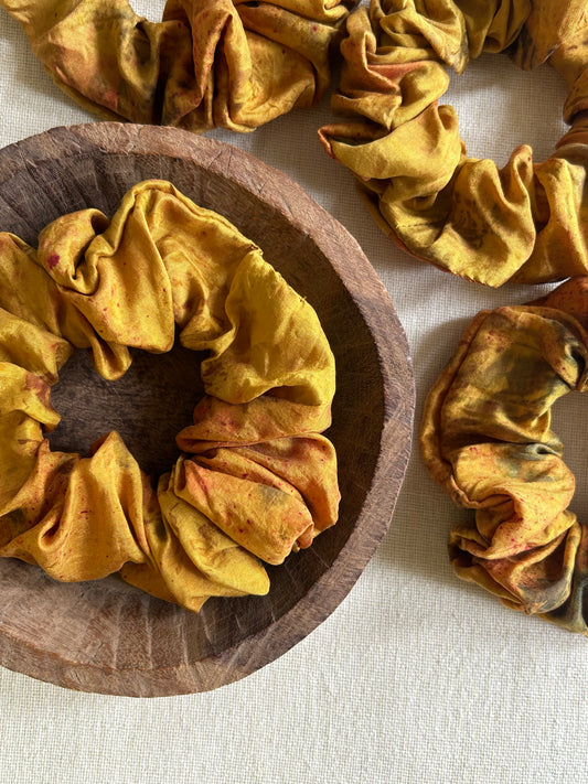 Meadow Silk Scrunchie