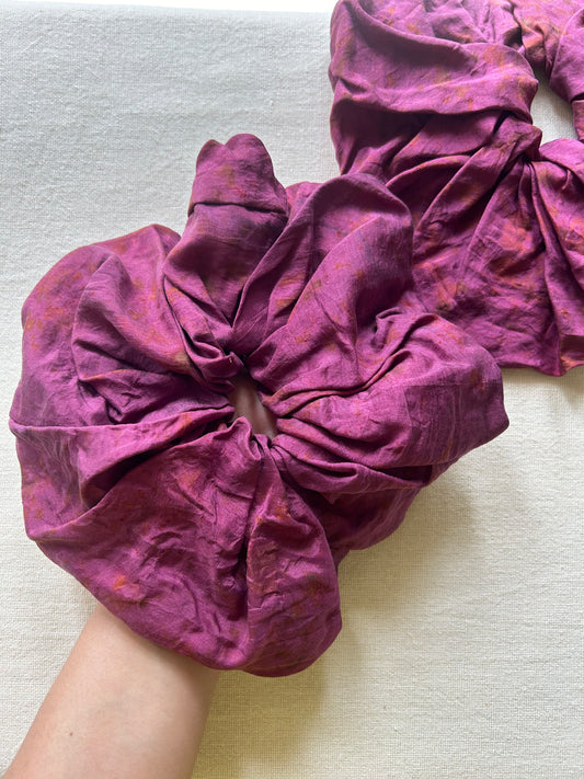 Oversized Ashwood Silk Scrunchie