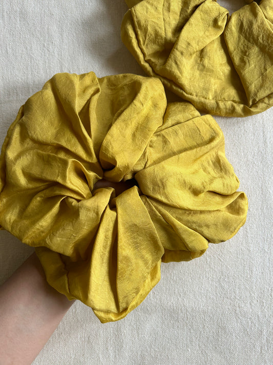 Oversized Grass Silk Scrunchie