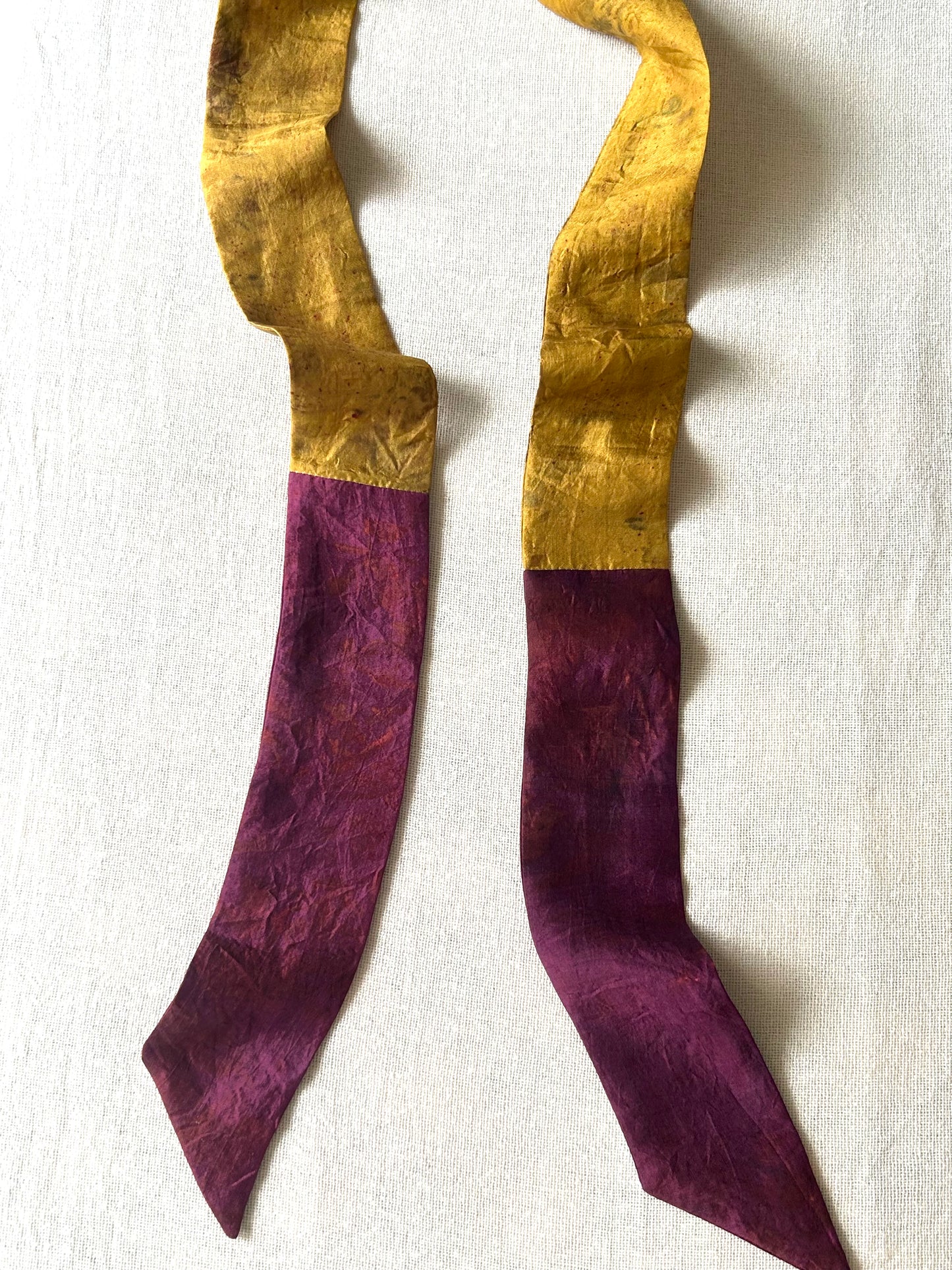 Sunleaf Silk Hair Ribbon