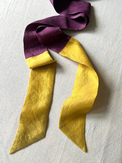 Olivebloom Silk Hair Ribbon