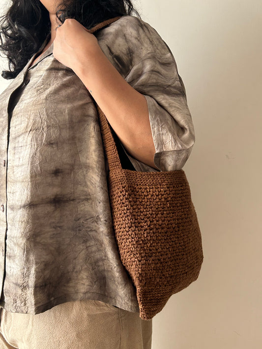 Mocha Crochet Bag