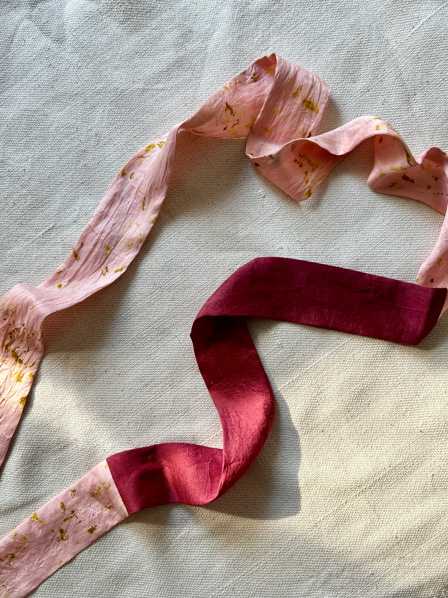 Red Rose Silk Hair Ribbon