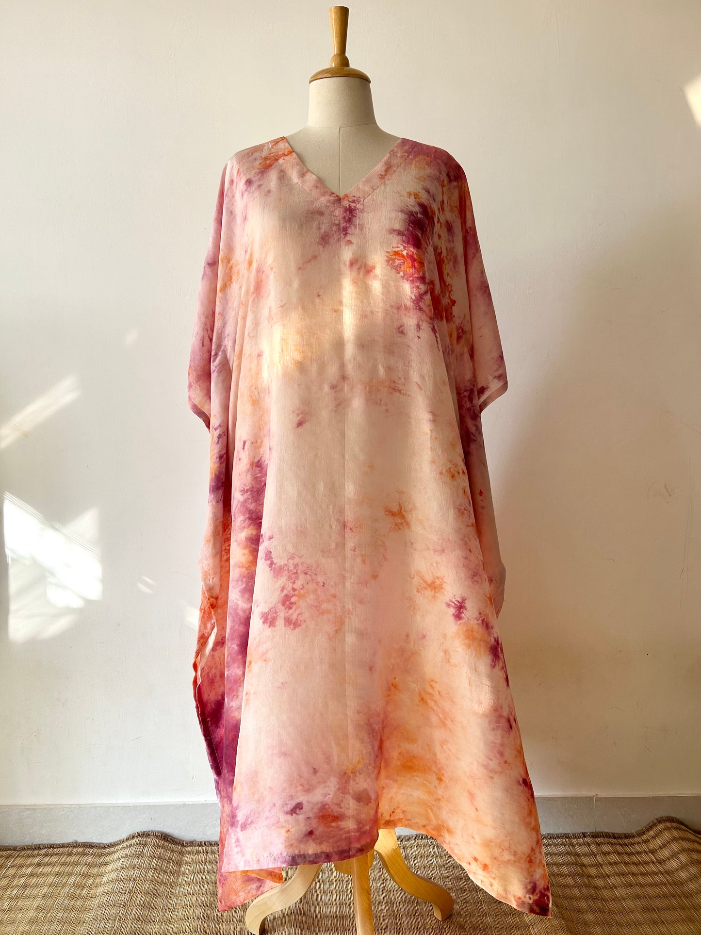 Sunrise Handwoven Mulberry Silk Kaftan