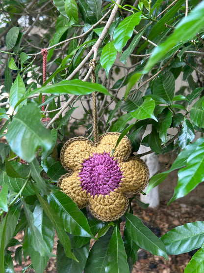 Daisy Charm & Ornament - Purple