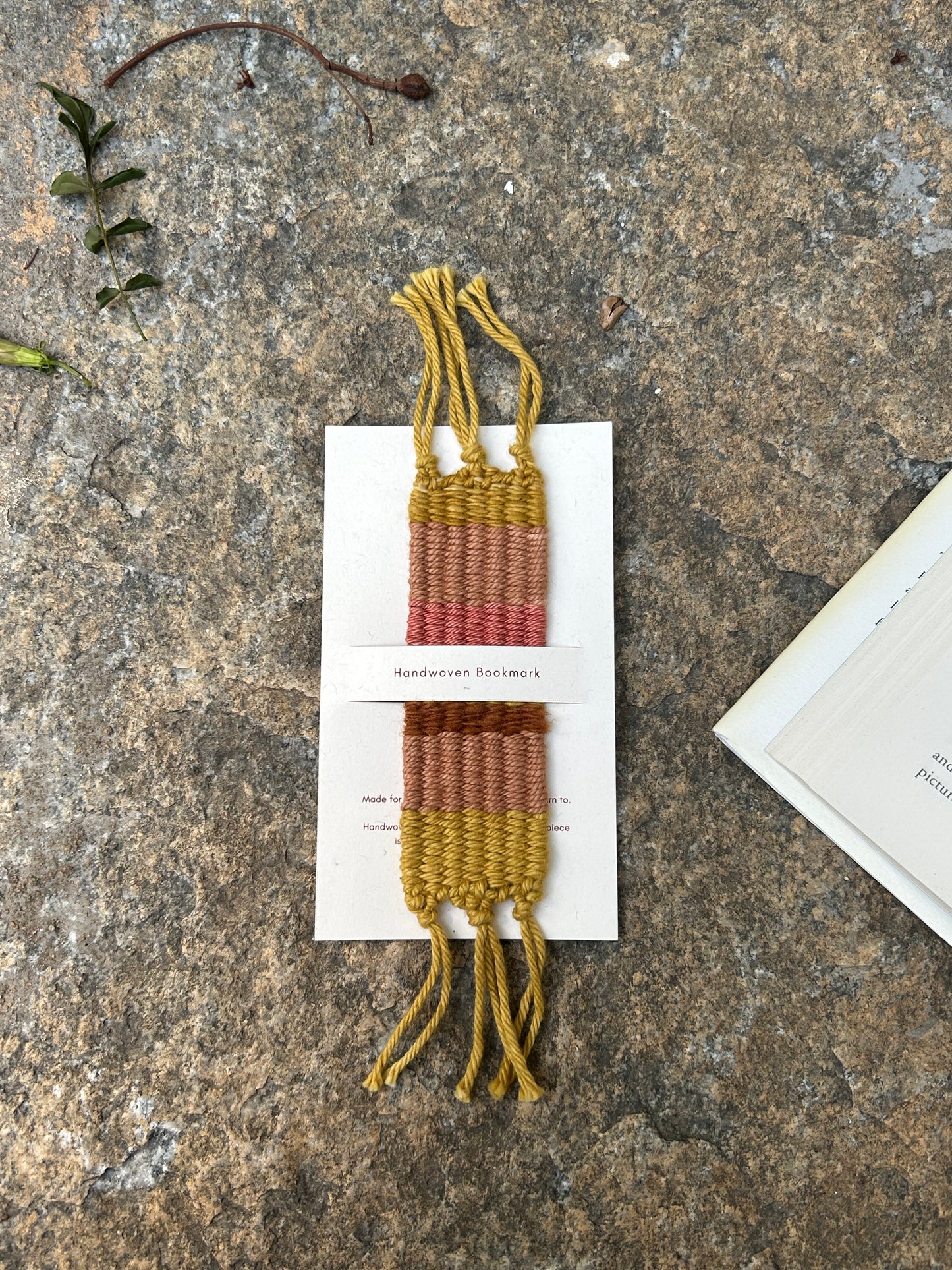 Harvest Handwoven Bookmark