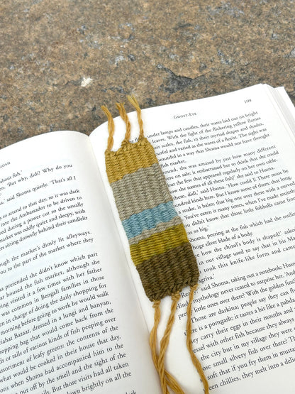 River Handwoven Bookmark