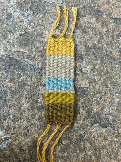 River Handwoven Bookmark