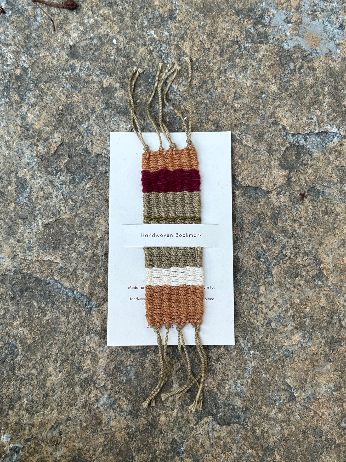 Earth Handwoven Bookmark