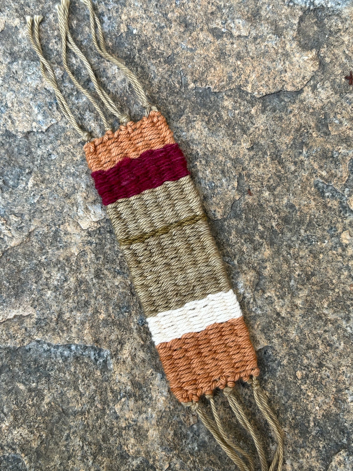 Earth Handwoven Bookmark