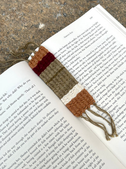 Earth Handwoven Bookmark