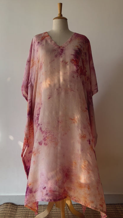 Sunrise Handwoven Mulberry Silk Kaftan