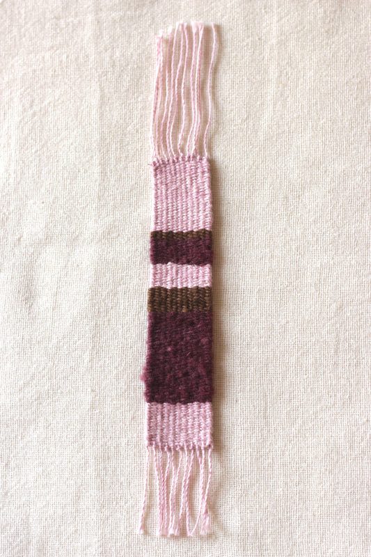 Handwoven Bookmark - Lac & Cutch