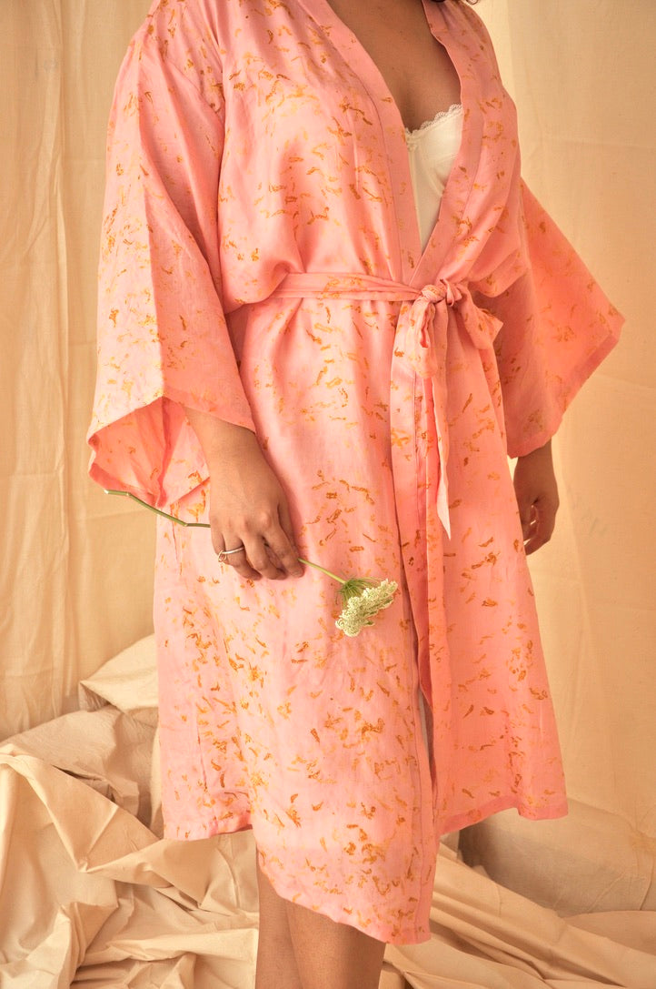 Solis Mulberry Silk Kimono Robe
